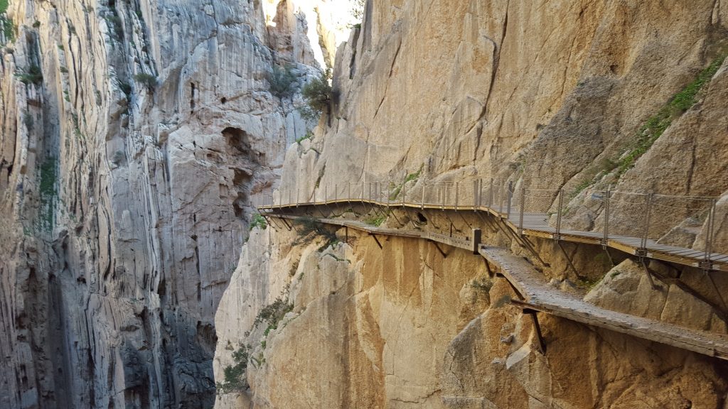 El Caminito del Rey bridge